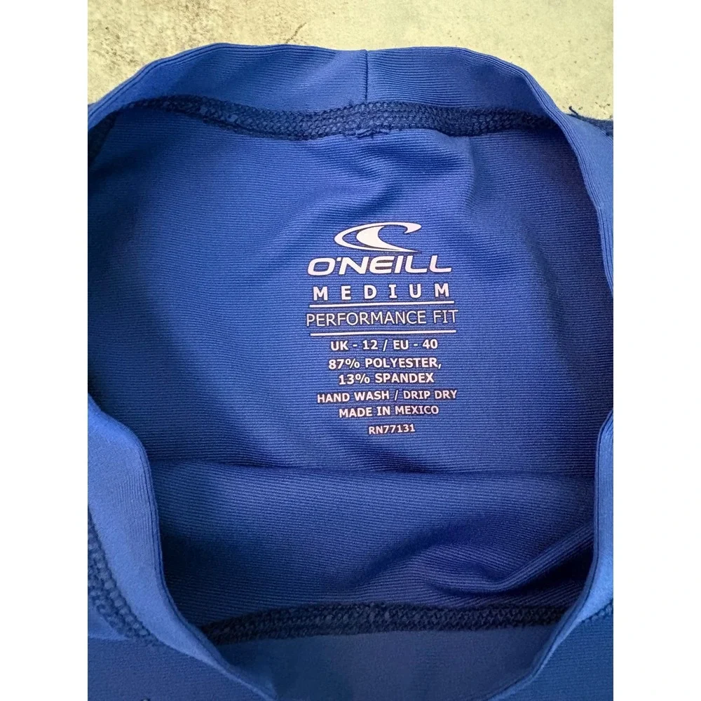 O'Neill Rash Guard Short Sleeve Women's Medium Swim Surf UPF 50 Sun Protection